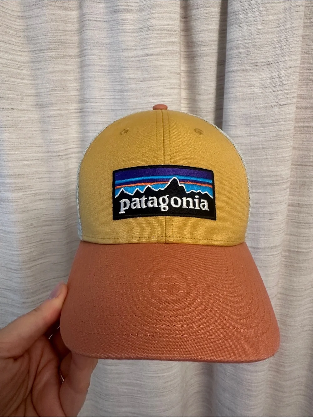 Patagonia Two-Tone Mesh Trucker Hat - Mustard & Rust